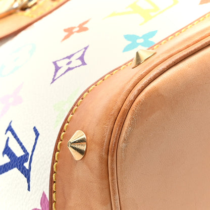 Louis Vuitton Monogram Multicolor Alma White 8 of 12