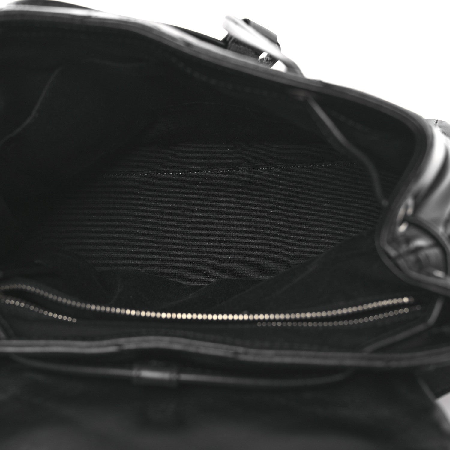 Saint Laurent Calfskin Y Quilted Monogram Small Loulou Backpack Black 5 of 10