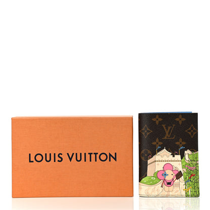 Louis Vuitton Monogram 2021 Christmas Animation China Passport Cover Myosotis Blue 12 of 12