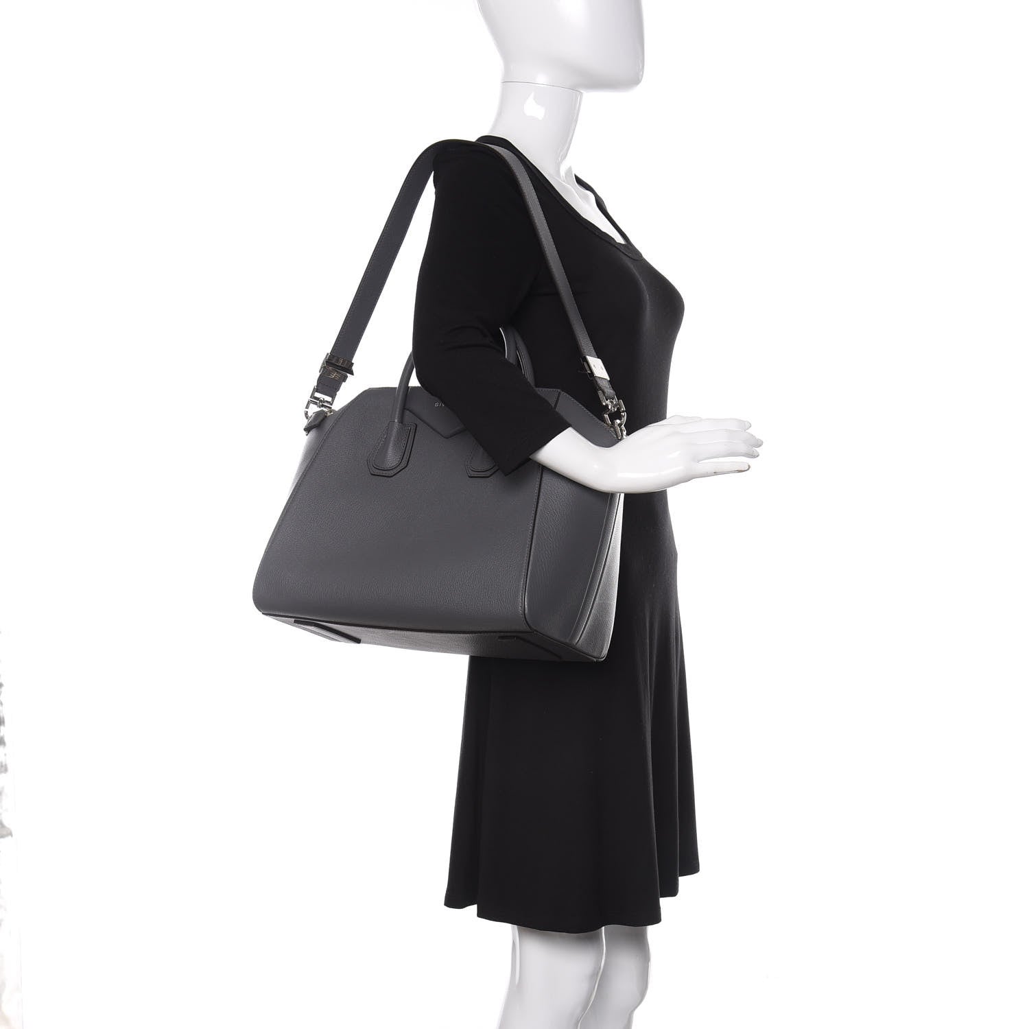 Givenchy Sugar Goatskin Small Antigona Storm Grey 2 of 11