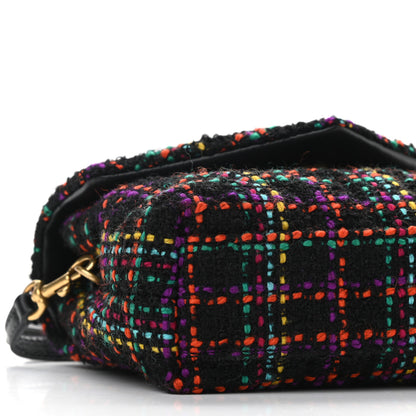 Saint Laurent Tweed Toy Loulou Shoulder Bag Black 9 of 11