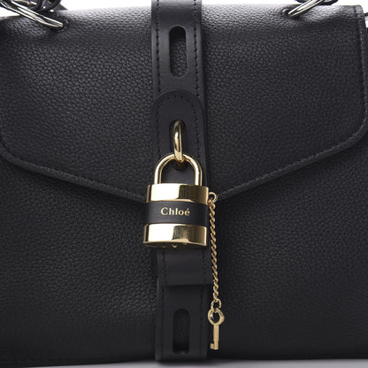 Chloe Grained Calfskin Medium Aby Day Shoulder Bag Black 8 of 10