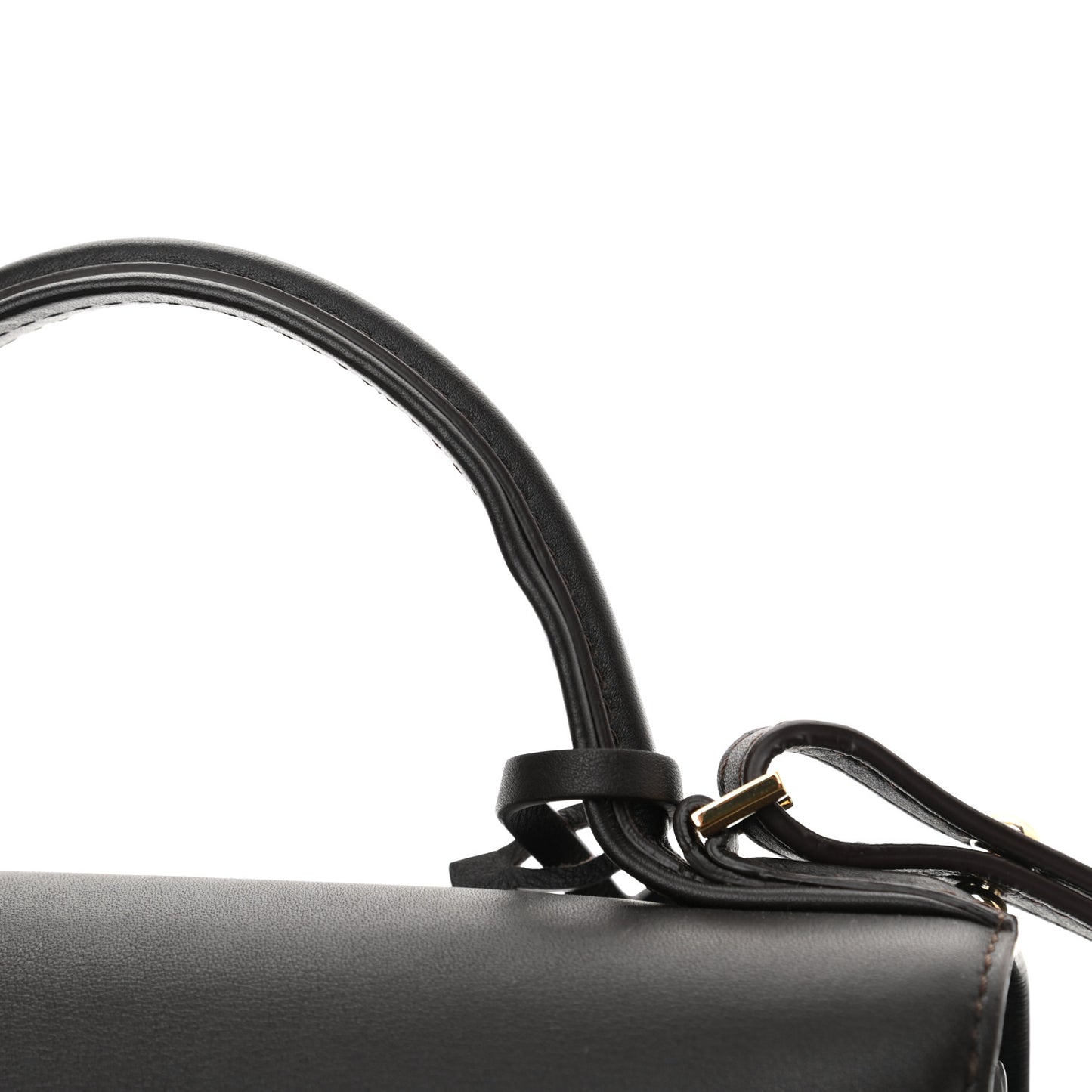 Smooth Calfskin Mini Tempete Satchel Brown