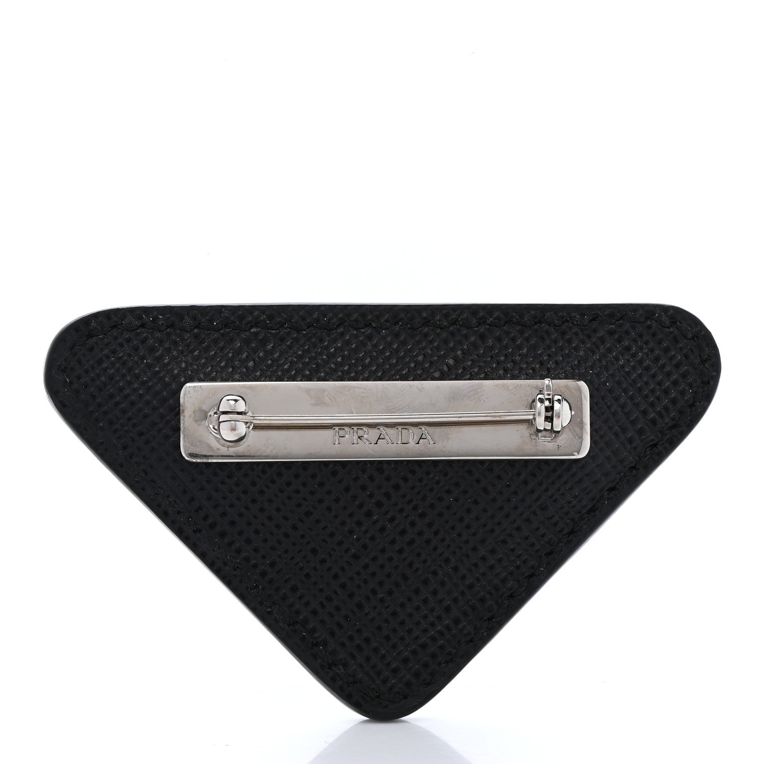 Prada Logo Brooch Black 3 of 5