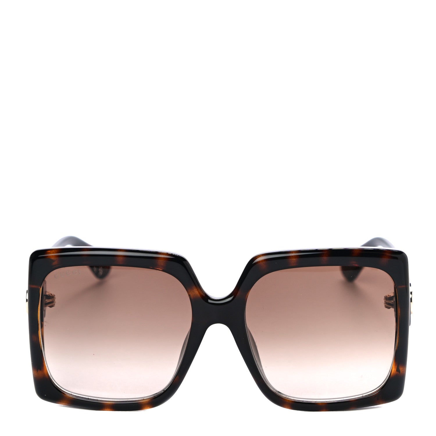 Gucci Acetate Square Frame Sunglasses GG0876SA Tortoise 4 of 7