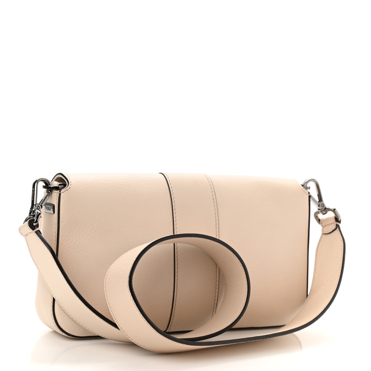Vitello Dolce Lace Up Baguette Camelia