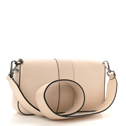 Fendi Vitello Dolce Lace Up Baguette Camelia 3 of 11