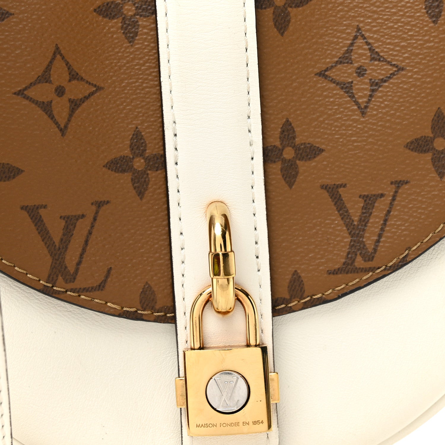 Louis Vuitton Reverse Monogram Chantilly Lock White 1873706