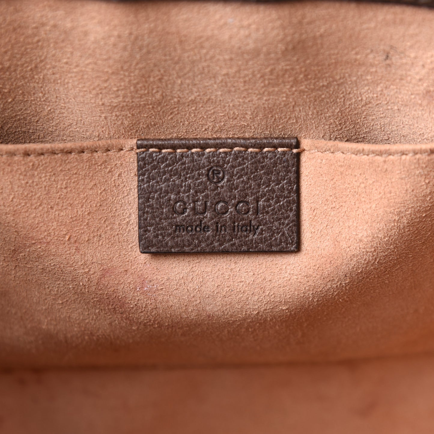 GG Supreme Monogram Small Ophidia Tote Bag Brown