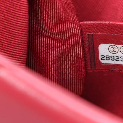 Chanel Lambskin Quilted Medium Chanel 19 Flap Red 9 of 10