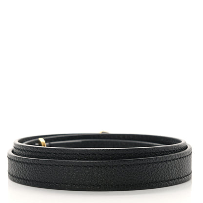 Louis Vuitton Calfskin 12mm Shoulder Strap Black 2 of 3