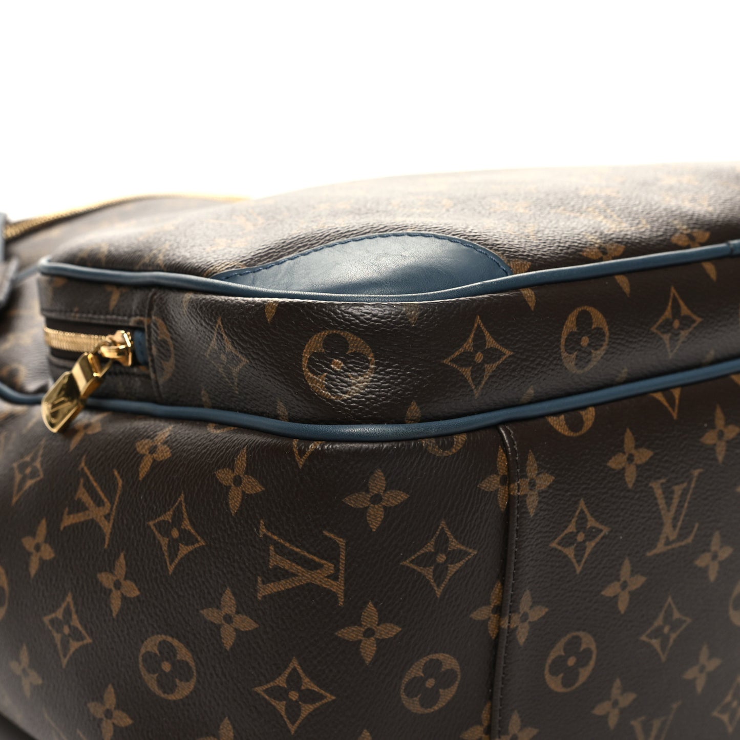 Monogram Cuir Slate Backpack Blue