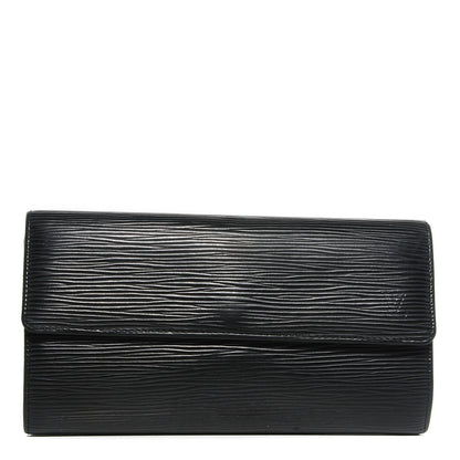 Louis Vuitton Epi Sarah Wallet Black 1 of 7