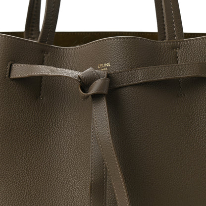 Celine Soft Grained Calfskin Small Belt Cabas Phantom Taupe 9 of 11