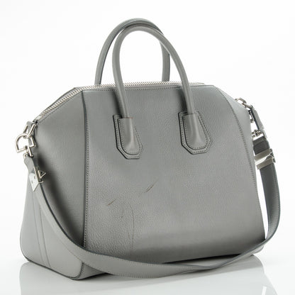 Givenchy Sugar Goatskin Medium Antigona Pearl Grey 3 of 10