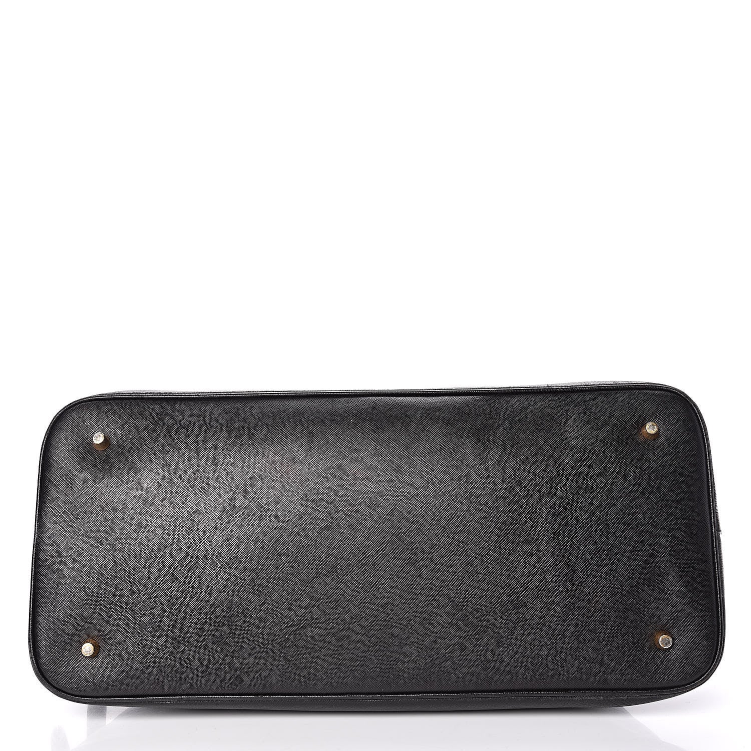 Prada Saffiano Top Handle Dome Satchel Black 17 of 18