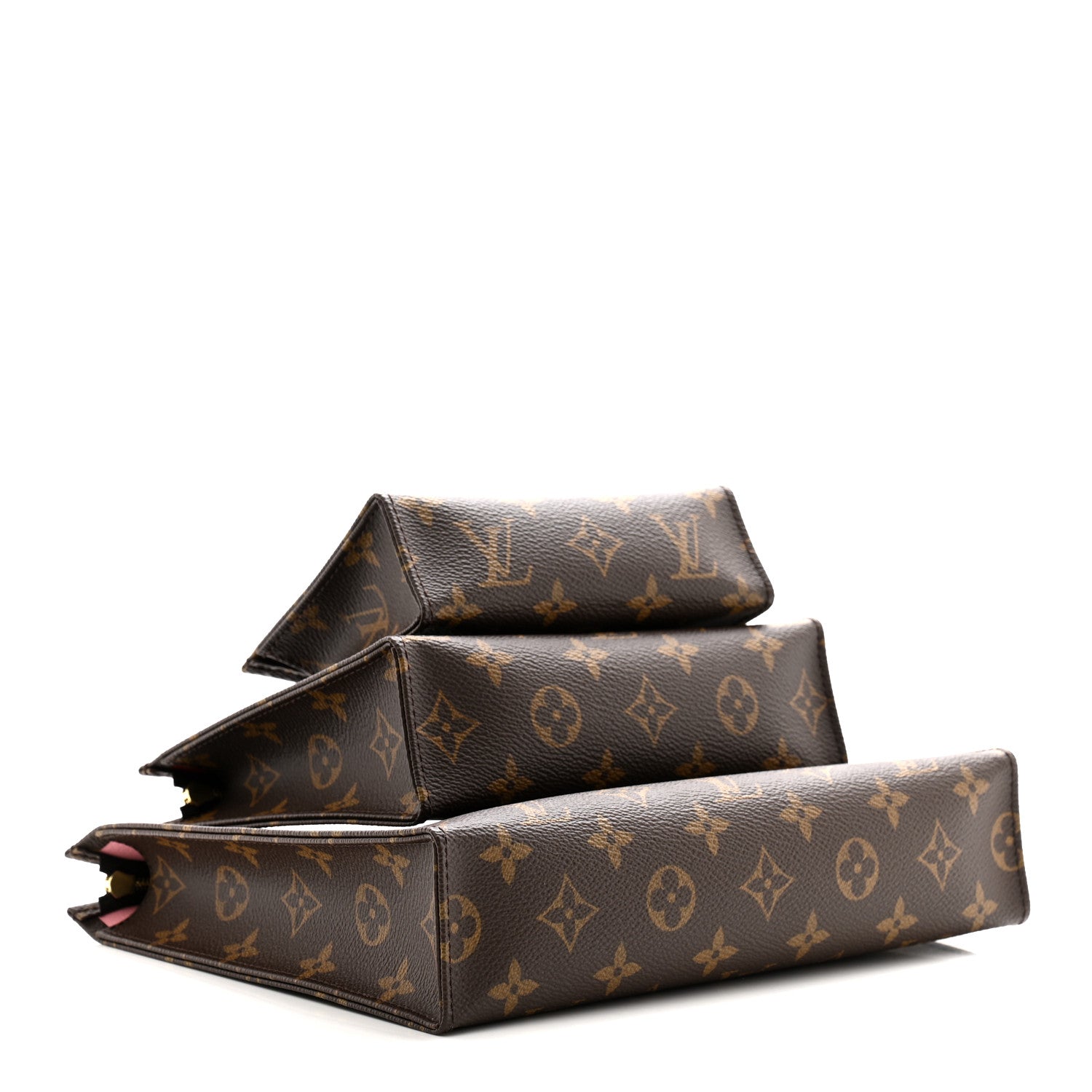 Louis Vuitton Monogram Trio Toilet Pouch 4 of 9