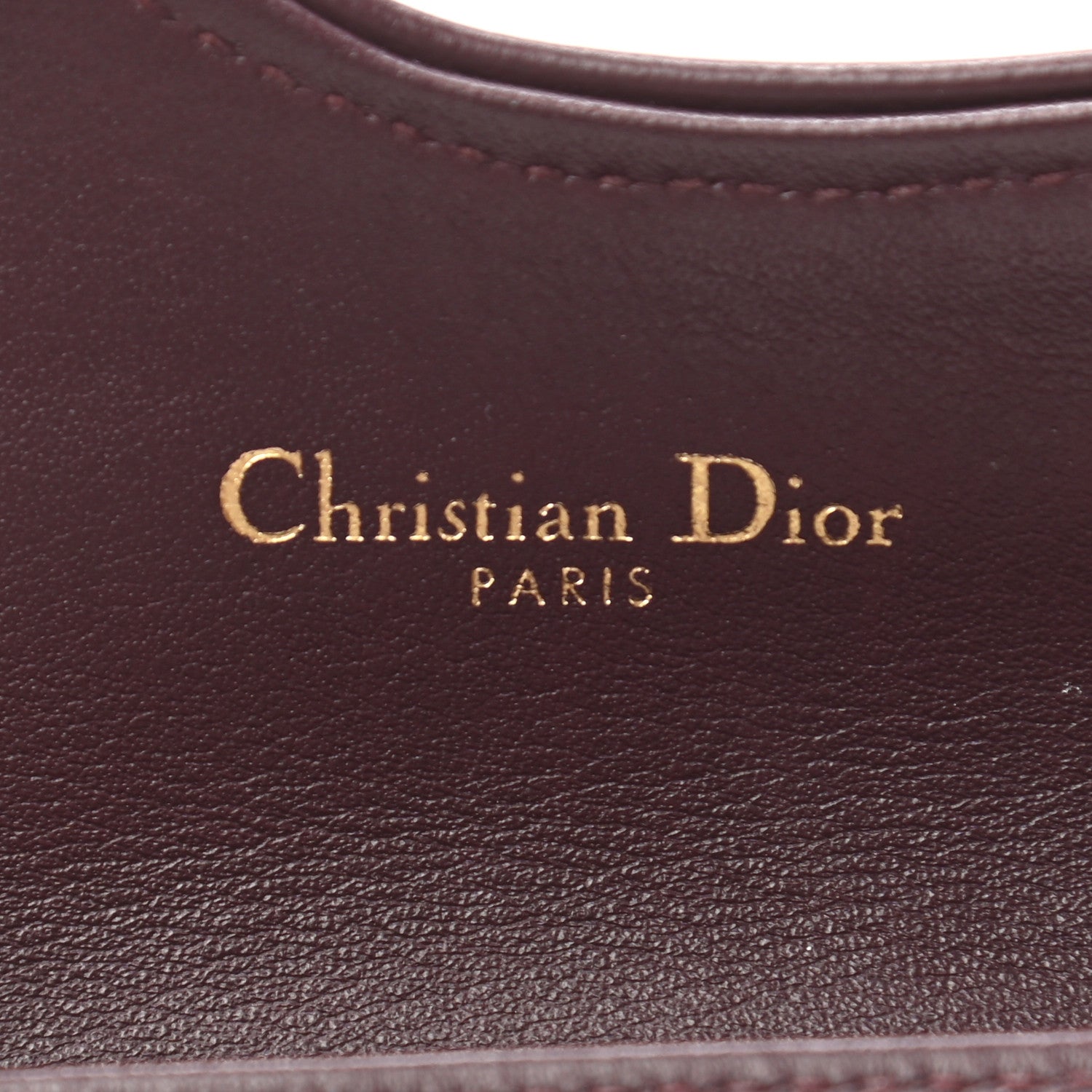 Christian Dior Oblique Saddle Card Holder Bordeaux 6 of 10