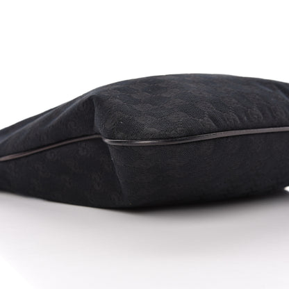 Gucci Monogram Medium New Britt Hobo Black 11 of 13