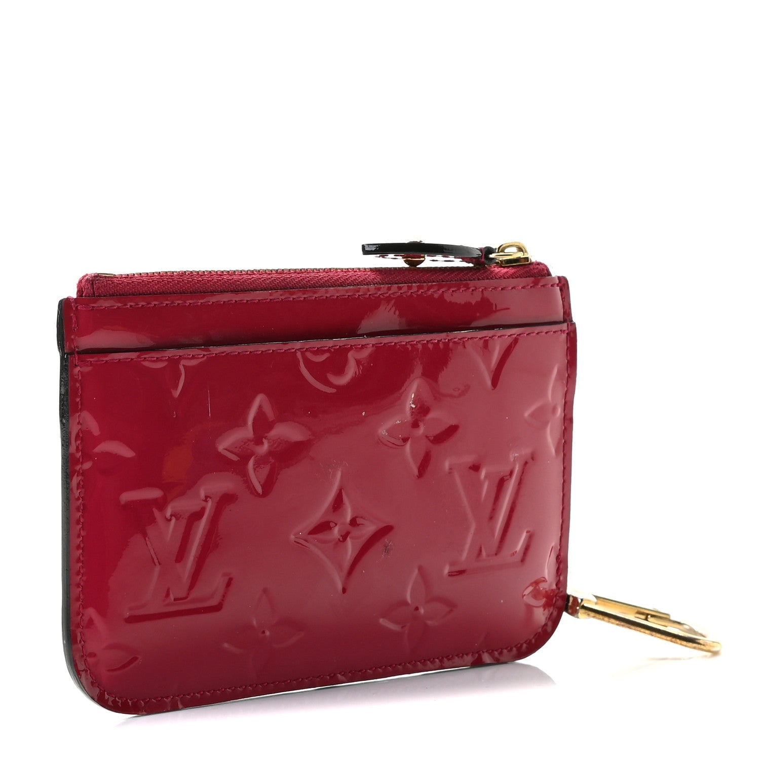 Louis Vuitton Vernis Key Pouch Rose Indien 2 of 7