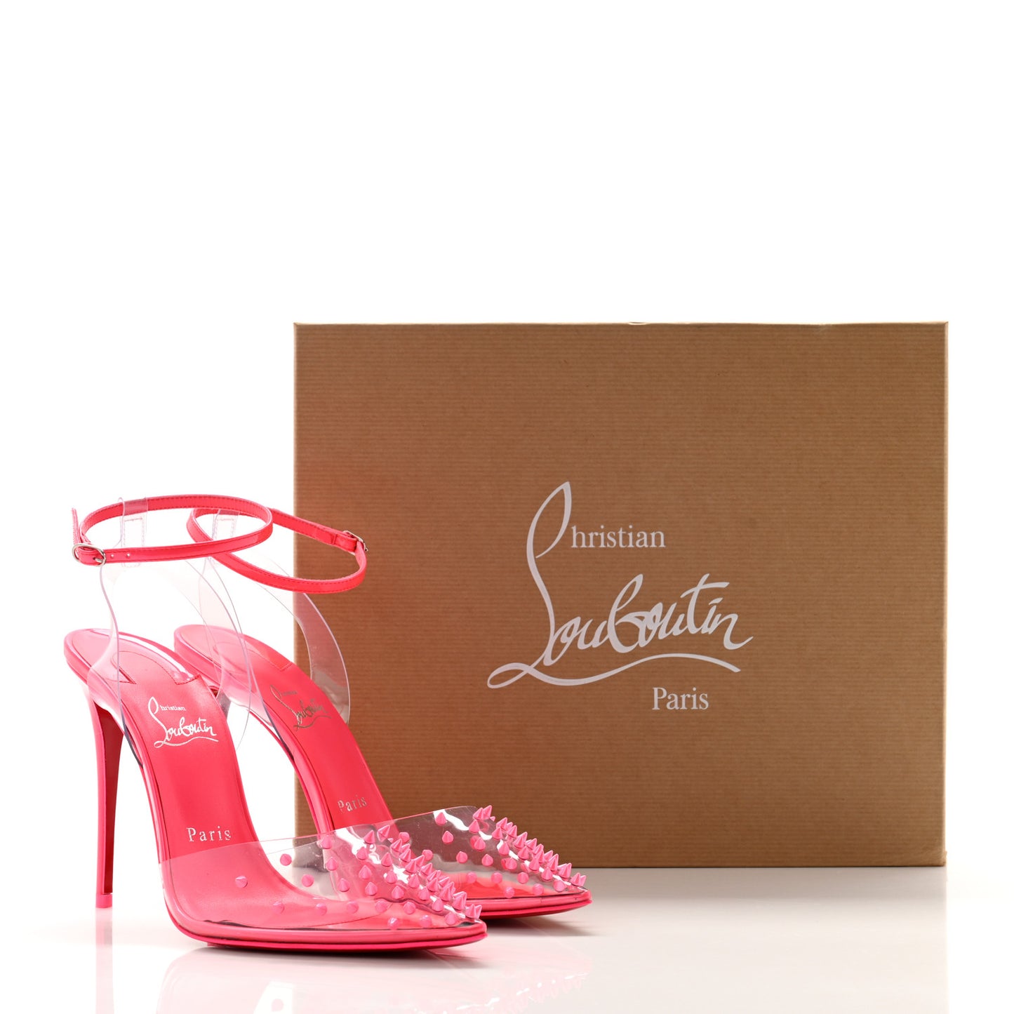 PVC Specchio Spikoo 100 Pumps 38.5 Version Fluo Pink