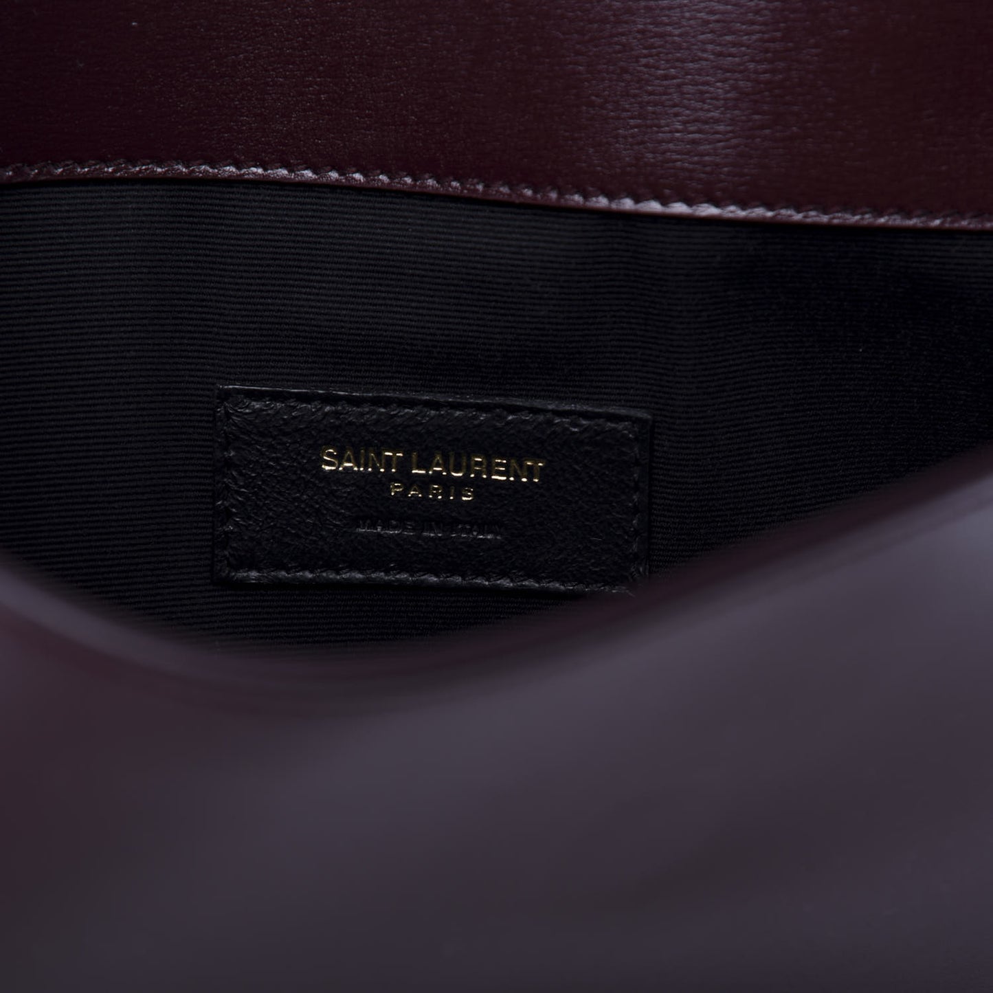 Smooth Shiny Calfskin Medium Uptown Removable Pouch