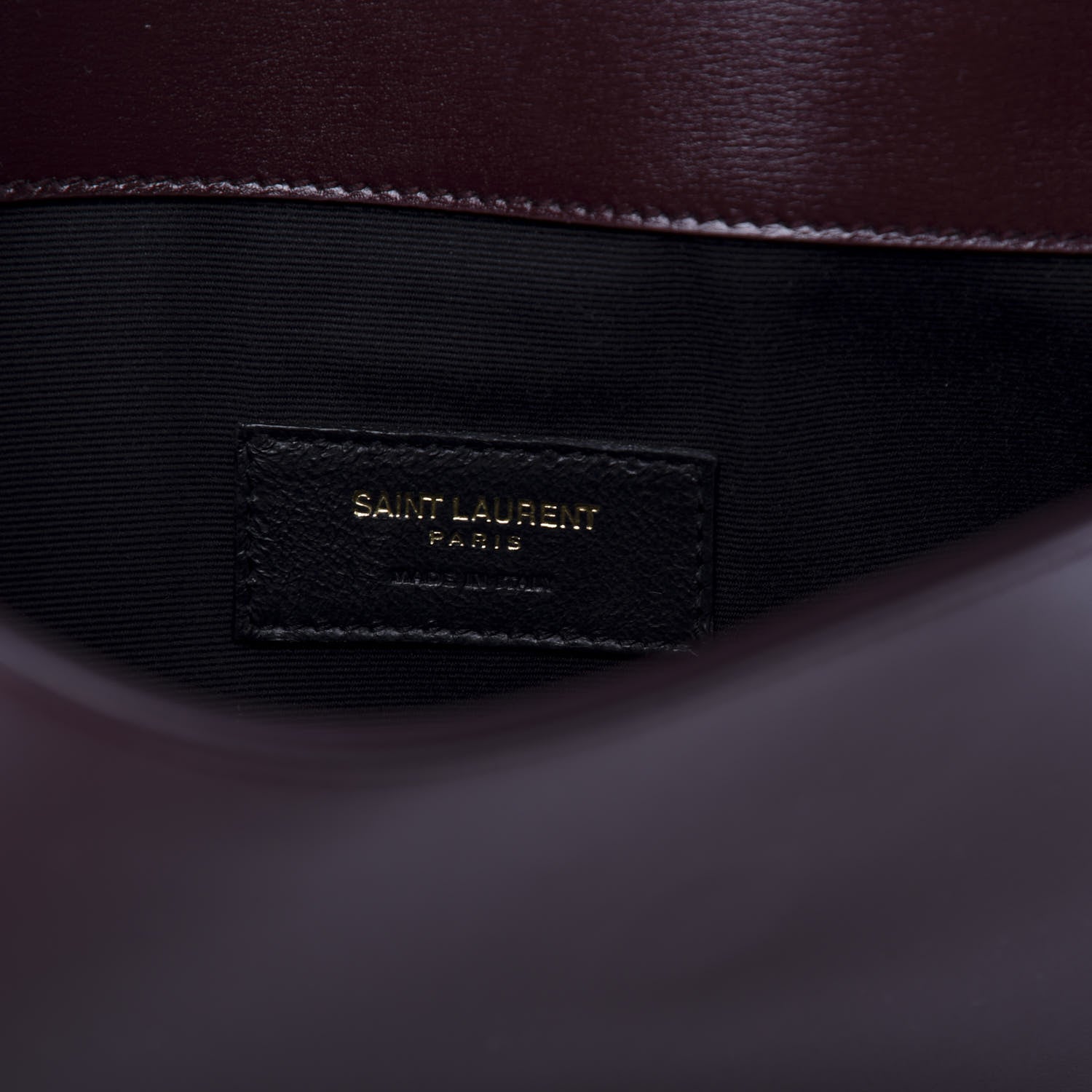 Saint Laurent Smooth Shiny Calfskin Medium Uptown Removable Pouch 8 of 10