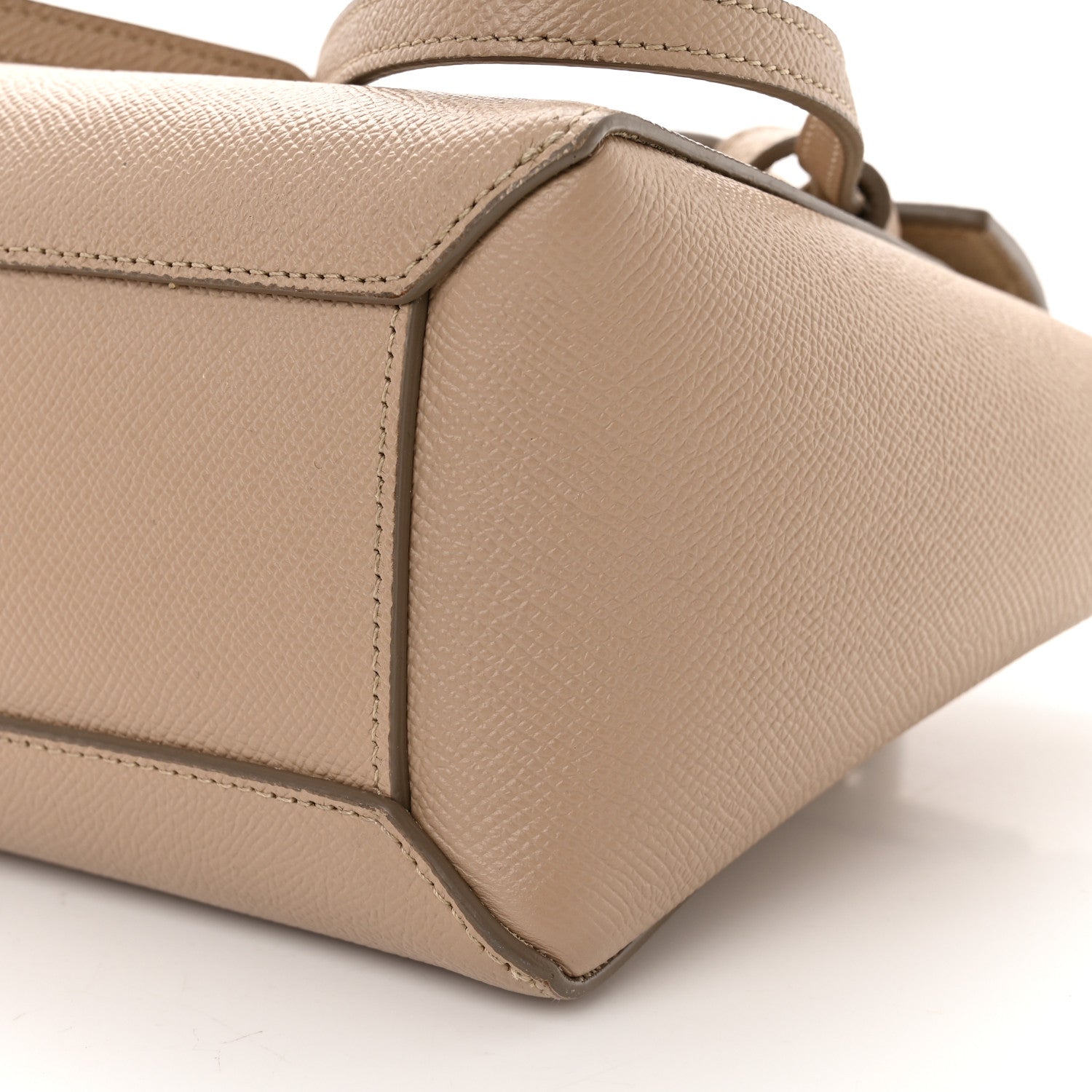Celine Grained Calfskin Nano Belt Bag Light Taupe 9 of 12