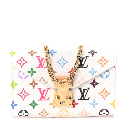 Louis Vuitton LV X TM Monogram Multicolor Pouch Metis Belt White 1 of 10