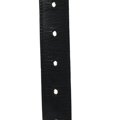 Chrome Hearts Calfskin Sterling Silver Celtic Belt 90 36 Black 6 of 6