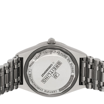 Breitling Stainless Steel Diamond Bezel 32mm Chronomat Quartz Watch Silver A77310591A1A1 4 of 4
