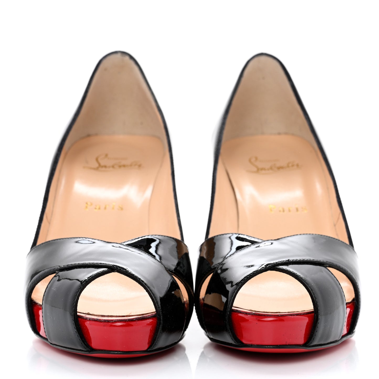 Patent Shelley 90 Pumps 36.5 Black Red