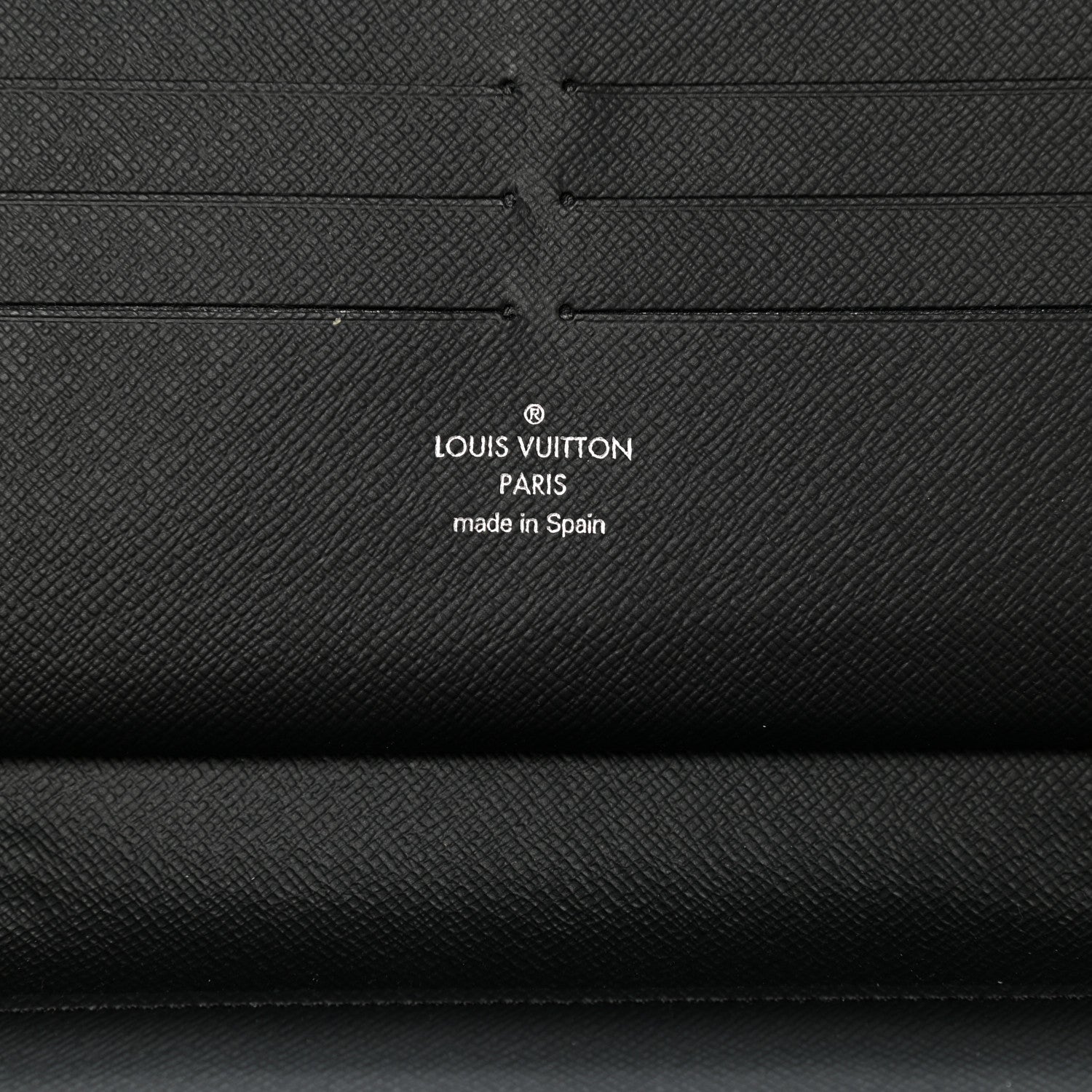 Louis Vuitton Taiga Zippy Organizer Wallet Black 6 of 8