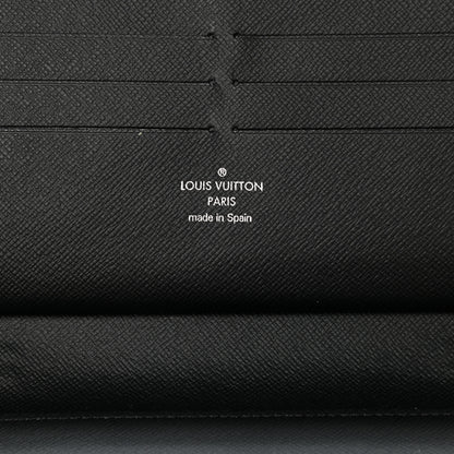 Louis Vuitton Taiga Zippy Organizer Wallet Black 6 of 8