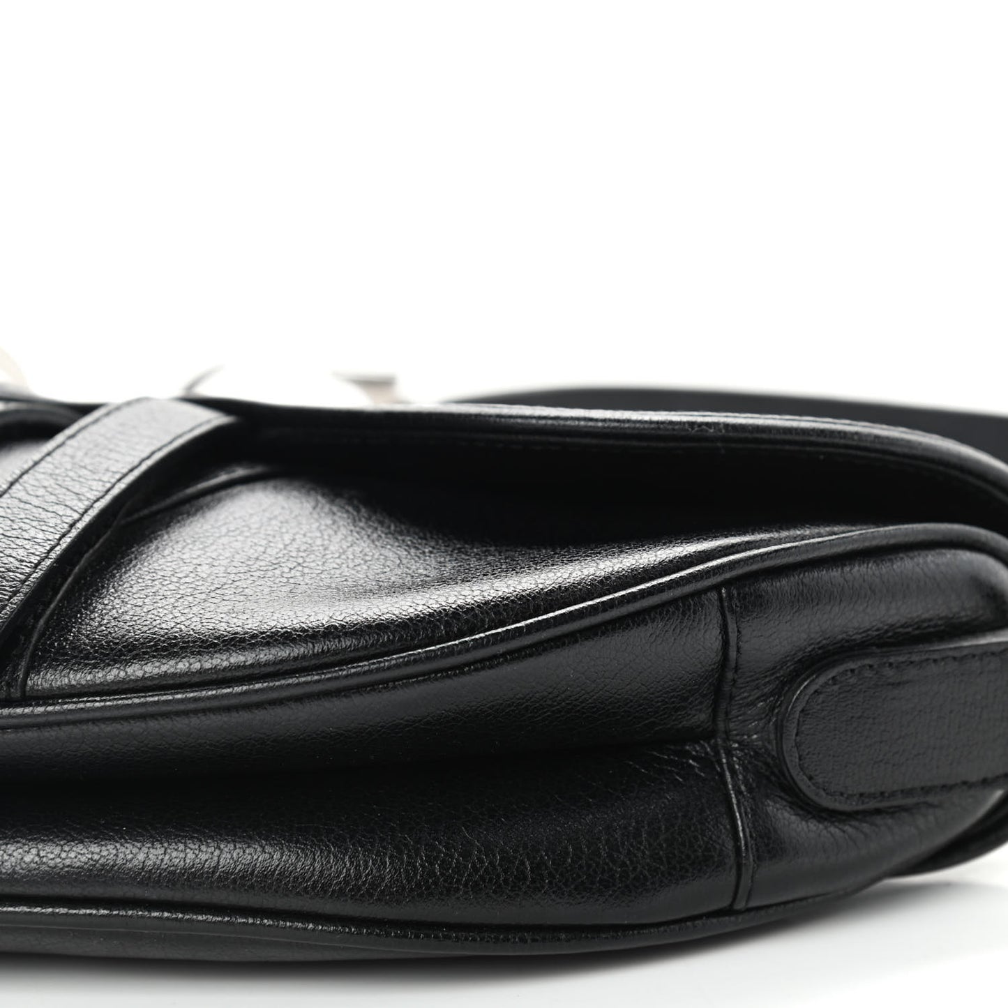 Calfskin Saddle Bag Black