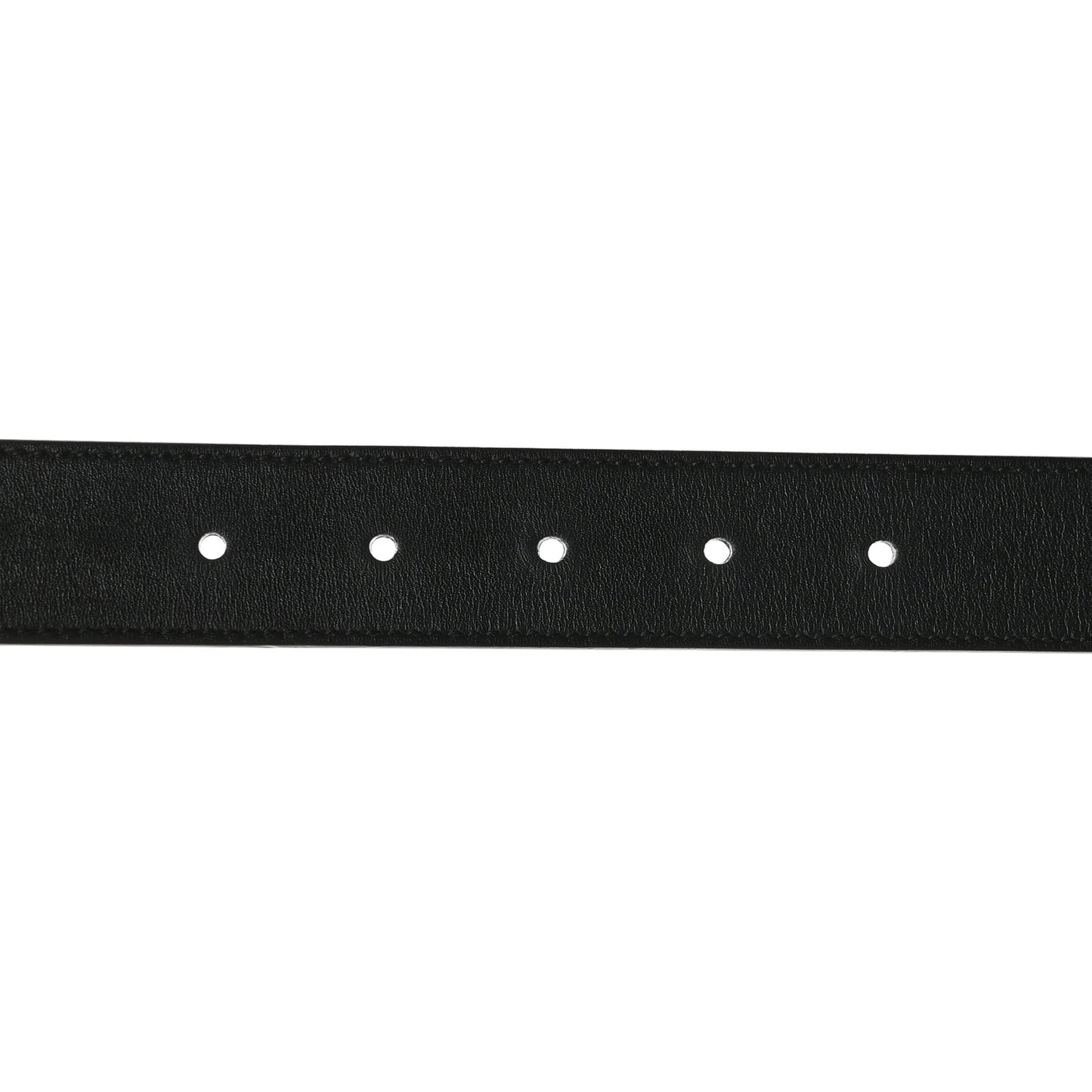 Moon Calfskin Double G 30mm Belt 75 30 Black