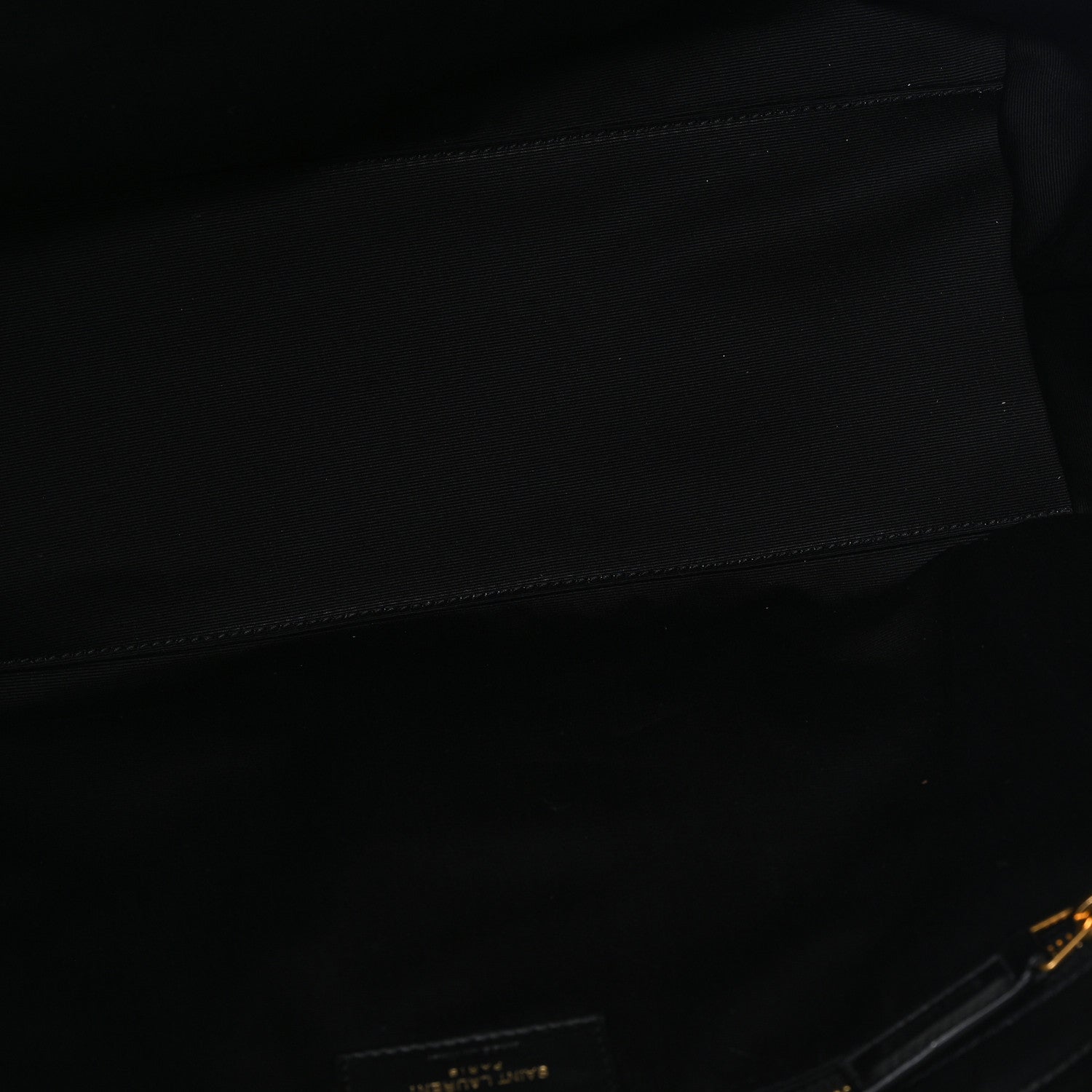 Saint Laurent Lambskin Quilted Medium Icare Shopping Tote Black 6 of 12