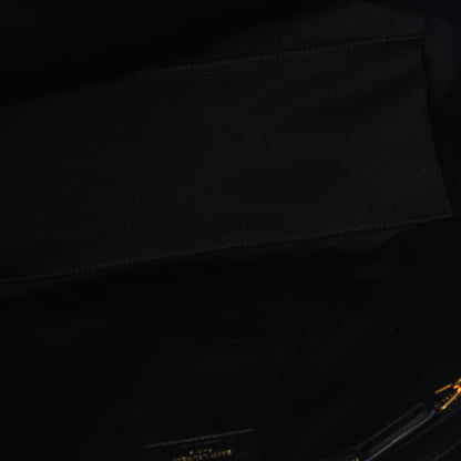Saint Laurent Lambskin Quilted Medium Icare Shopping Tote Black 6 of 12