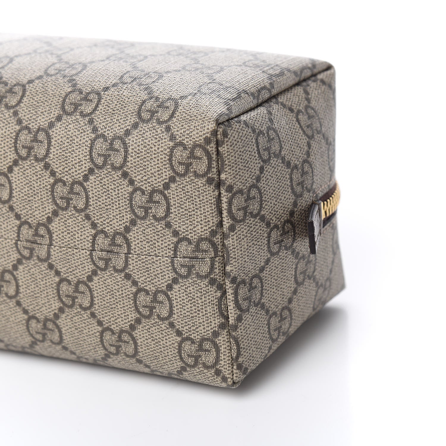 Gucci Soft GG Supreme Monogram Calfskin Medium Ophidia Cosmetic Case Beige Ebony New Acero 9 of 10