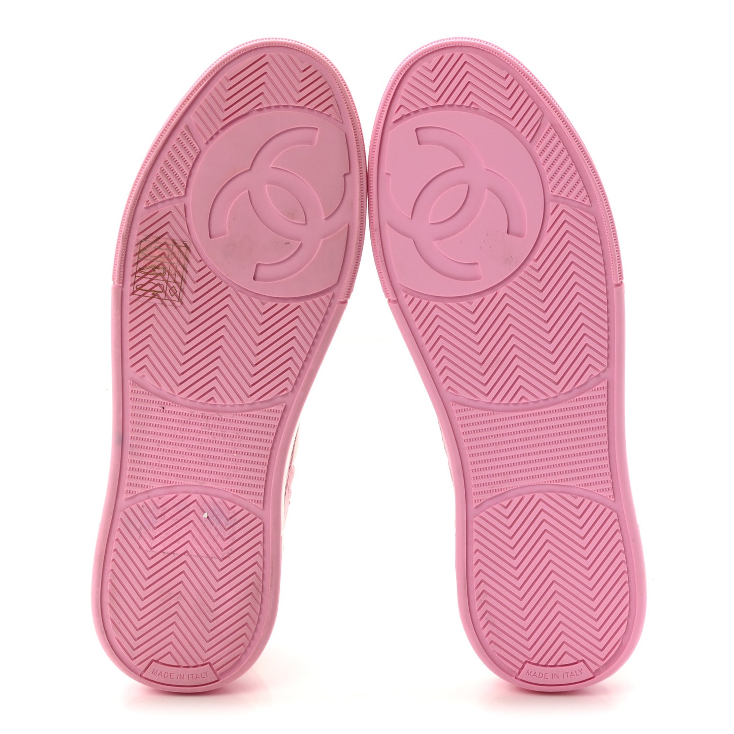 Cotton Sneakers 36 Pink White
