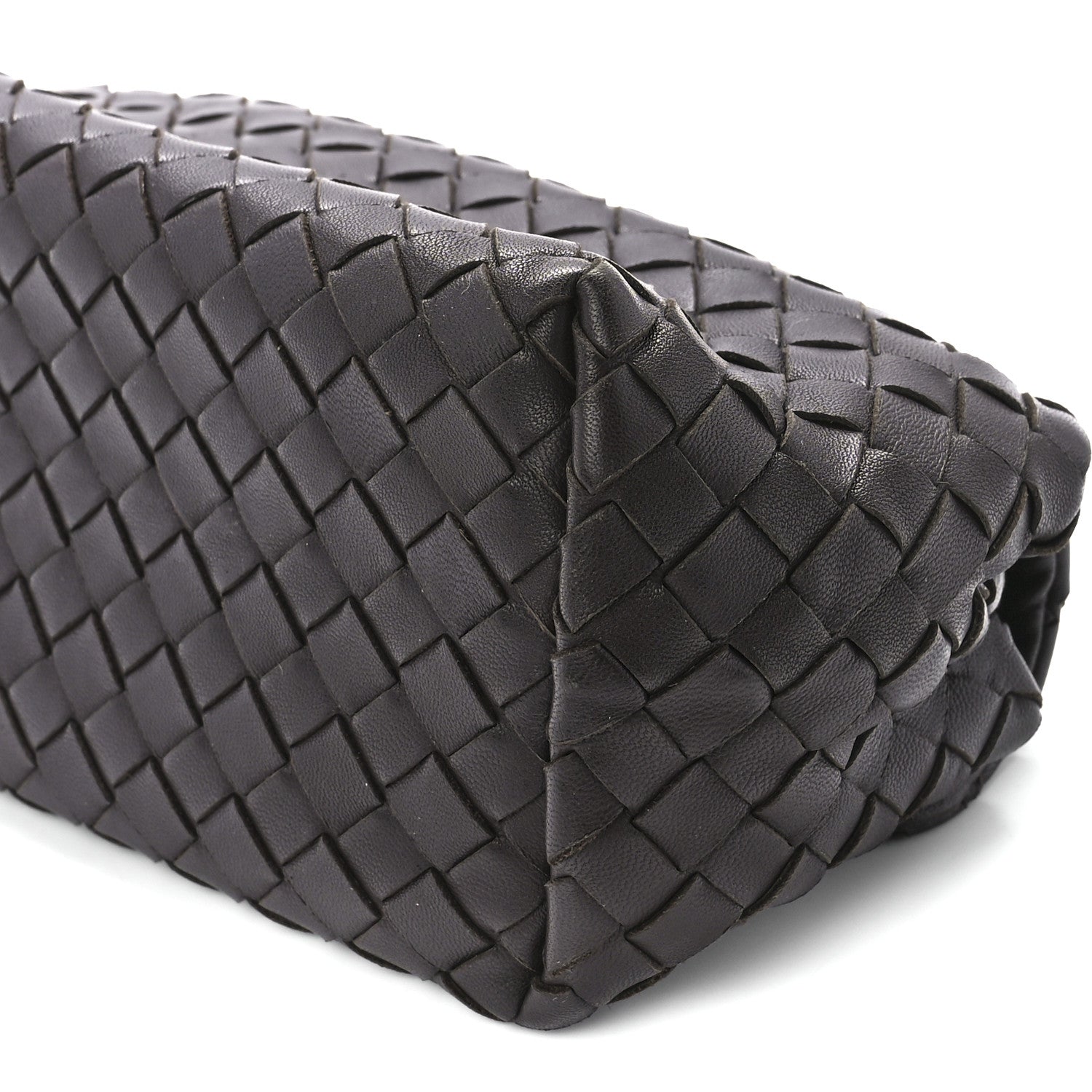 Bottega Veneta Nappa Intrecciato Flap Clutch Ebano 12 of 12