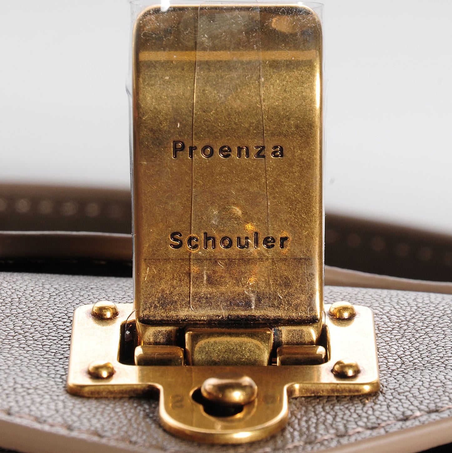 Lambskin PS1 Tiny Satchel Smoke