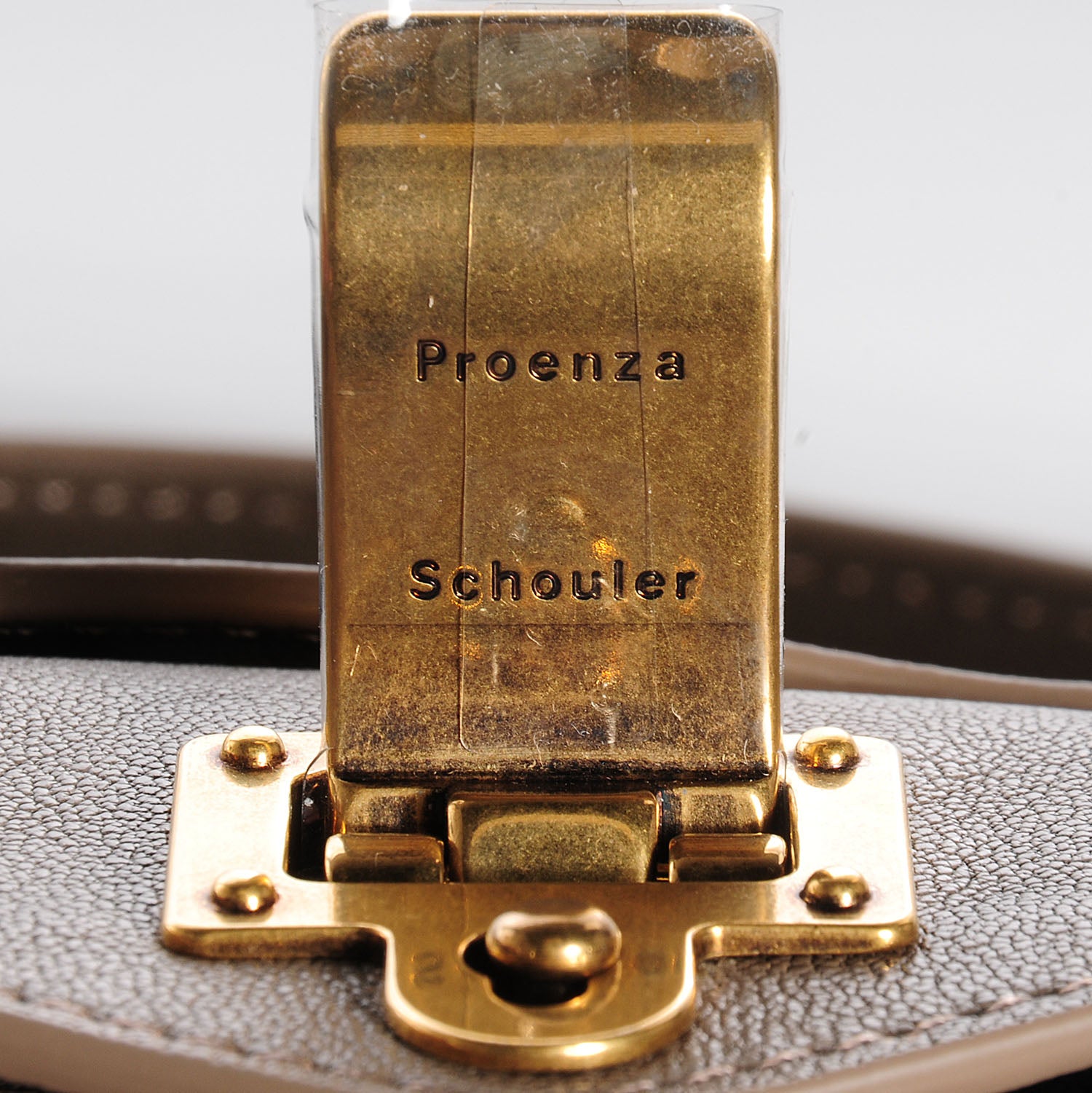 Proenza Schouler Lambskin PS1 Tiny Satchel Smoke 9 of 19