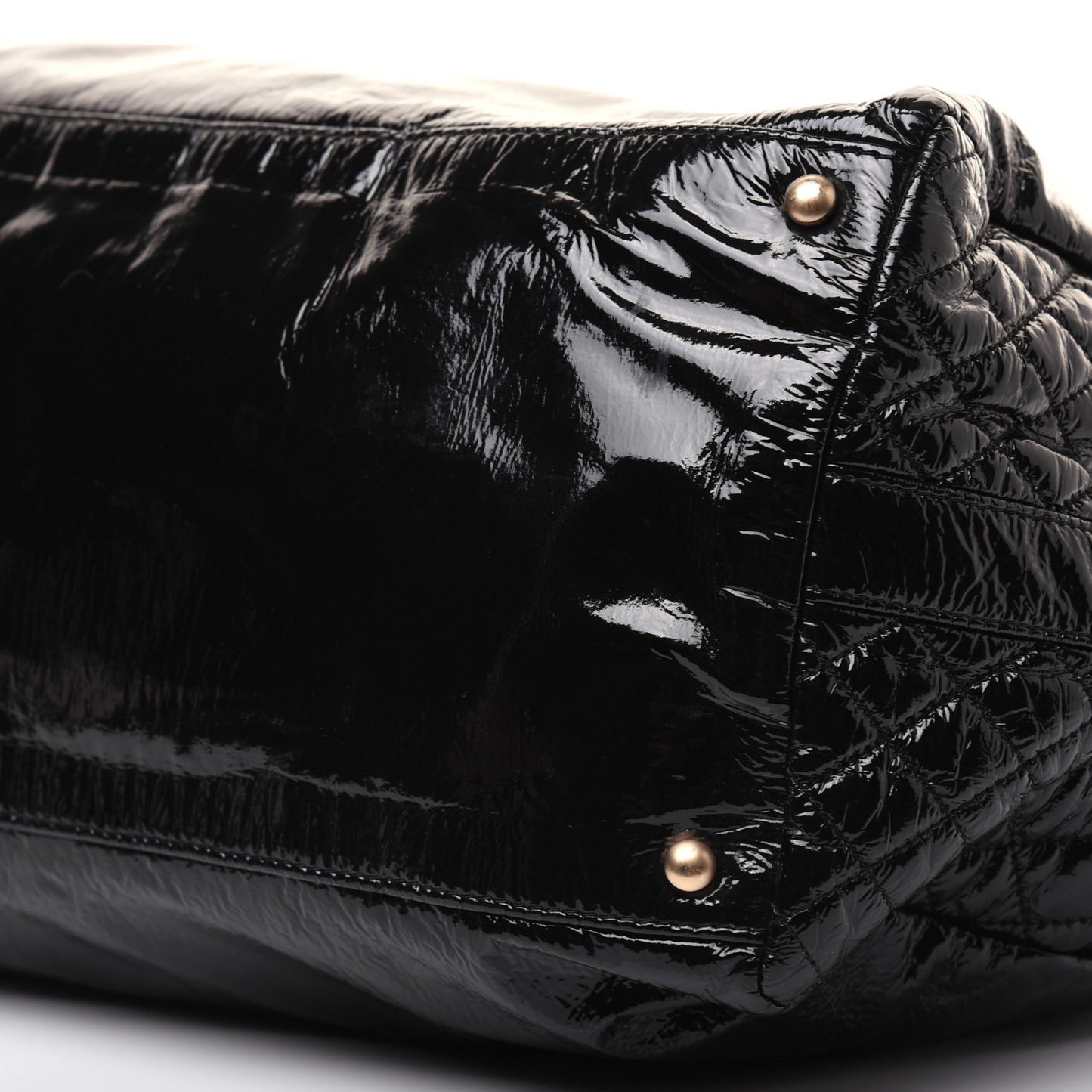 Vinyl Rock and Chain Bowler Black