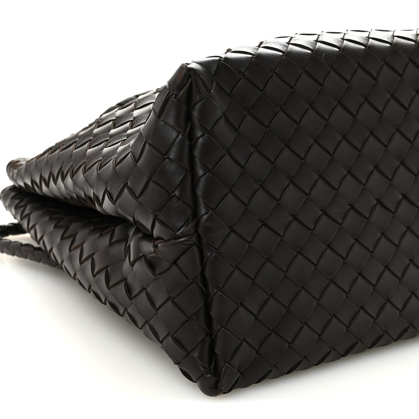 Nappa Intrecciato Large Andiamo Shoulder Bag Fondant