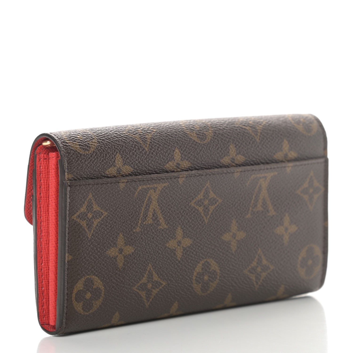 Louis Vuitton Monogram Sarah Wallet NM Coquelicot 3 of 10