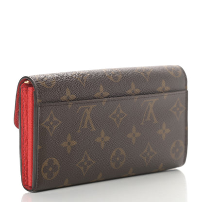 Louis Vuitton Monogram Sarah Wallet NM Coquelicot 3 of 10