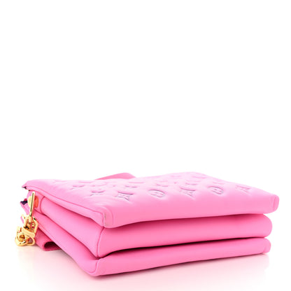 Louis Vuitton Lambskin Embossed Monogram Vuittamins Coussin PM Rose Violet 4 of 9