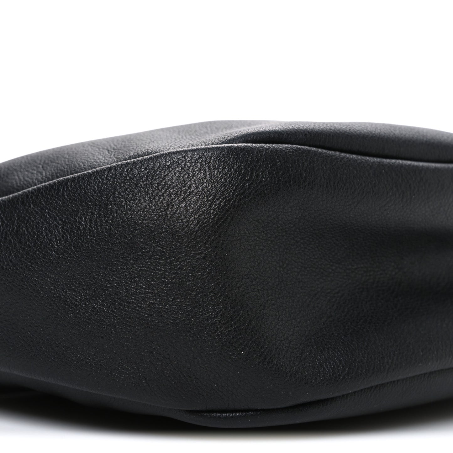 Soft Calfskin Moon Sling Bag Black
