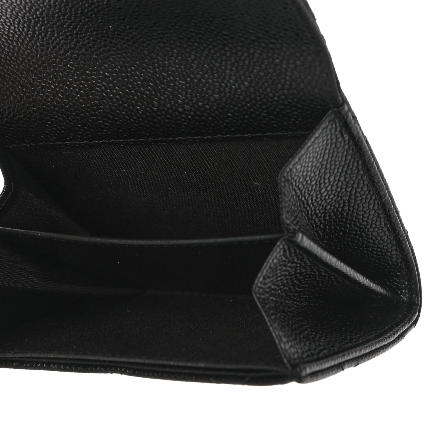 Caviar Quilted Miss Coco Clutch With Chain Black